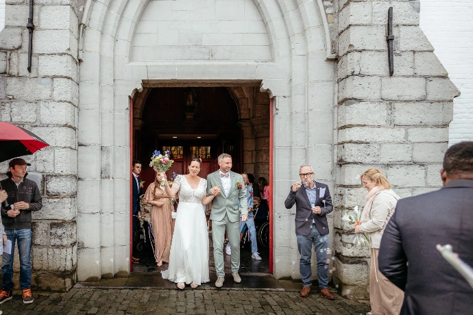 Kerkelijk huwelijk met traditionele geloften