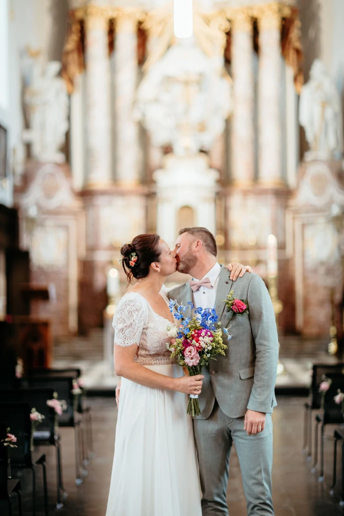 Kerkelijk huwelijk met traditionele geloften