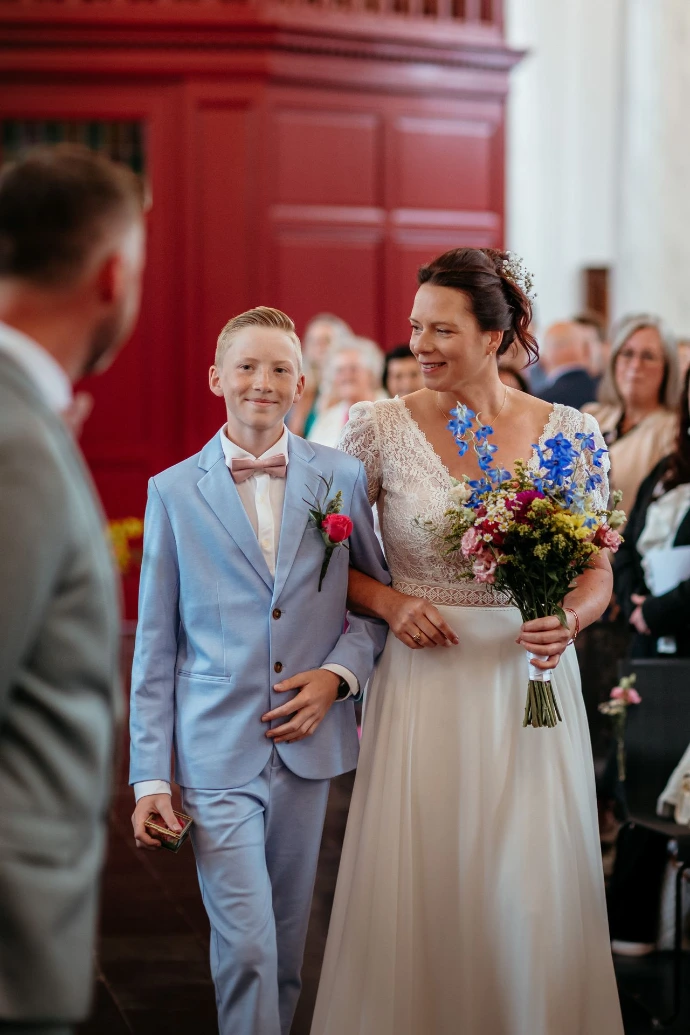 Kerkelijk huwelijk met traditionele geloften