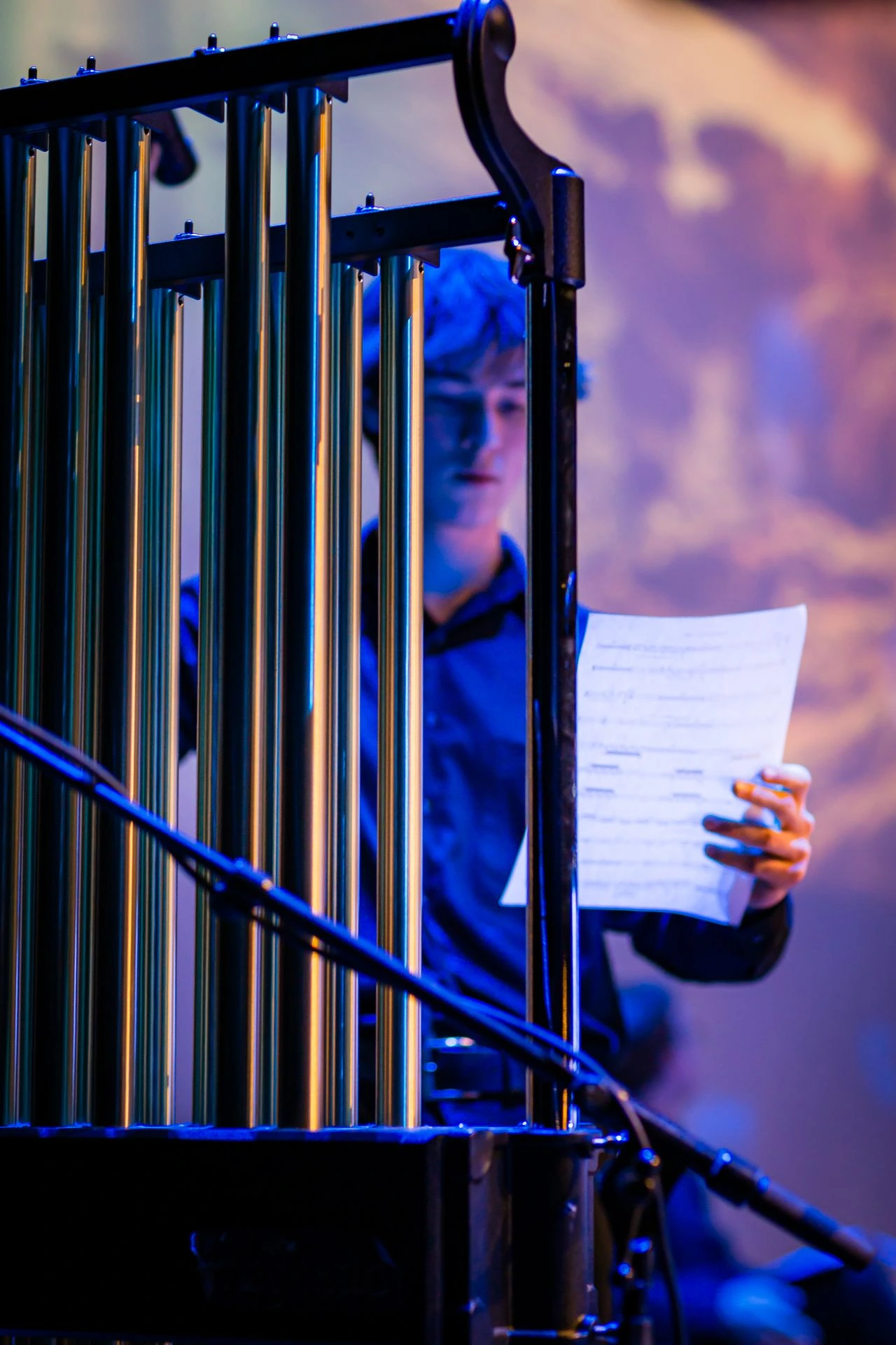 Samenspel van harmonieorkest tijdens live optreden