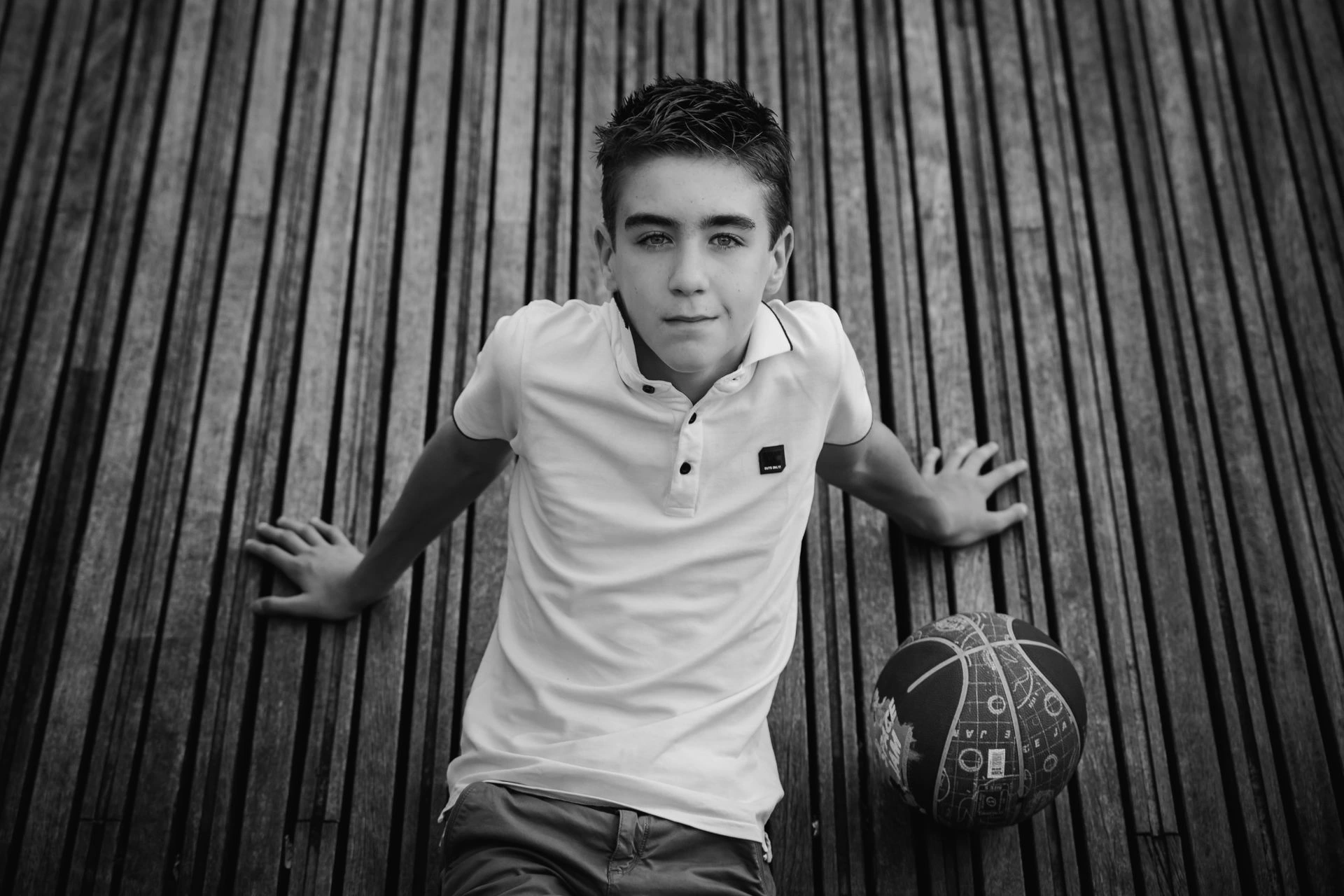 Fotograaf maakt beelden langs de Leie in Deinze.