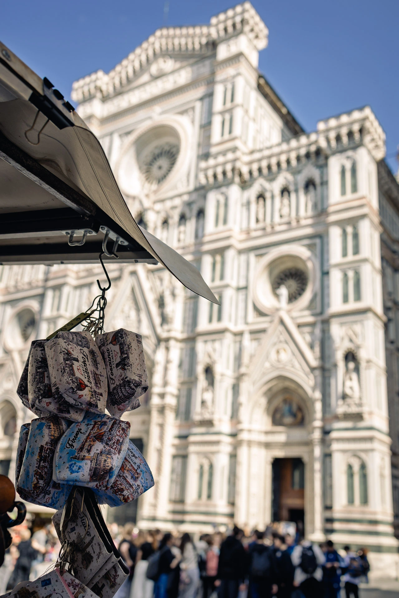 Straatbeeld van Firenze met typische Toscaanse architectuur