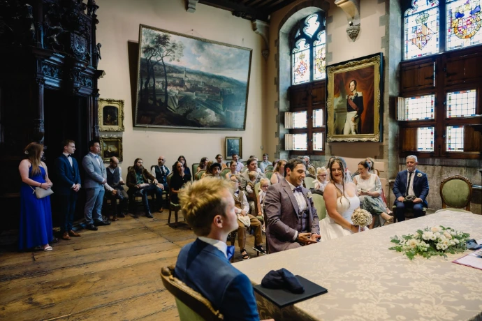 Burgerlijk huwelijk in het prachtige Stadhuis van Oudenaarde