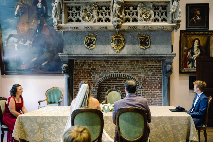 Burgerlijk huwelijk in het prachtige Stadhuis van Oudenaarde